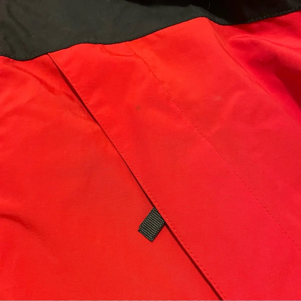 Vtg 90s The North Face Hydroseal Jacket Mens XL  Mountain Guide Red Black